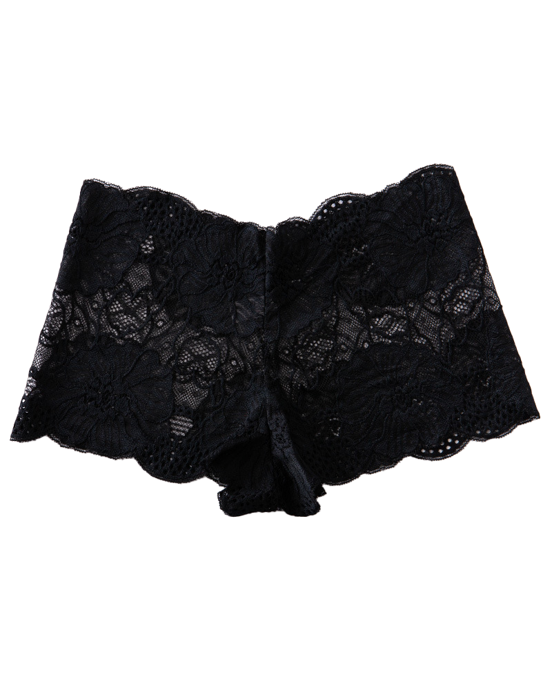Sexy Low-Rise Lace Seamless Panties with Cotton Crotch