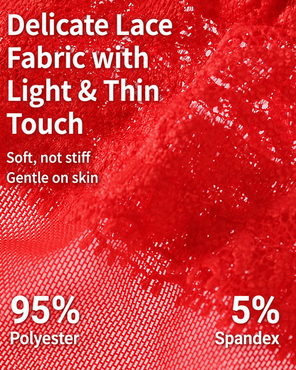 Sexy Men's Lace Thigh Strap Thong
