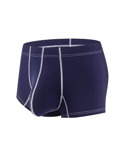 Men’s Ice Silk Comfortable Breathable Large Pouch Boxer Briefs