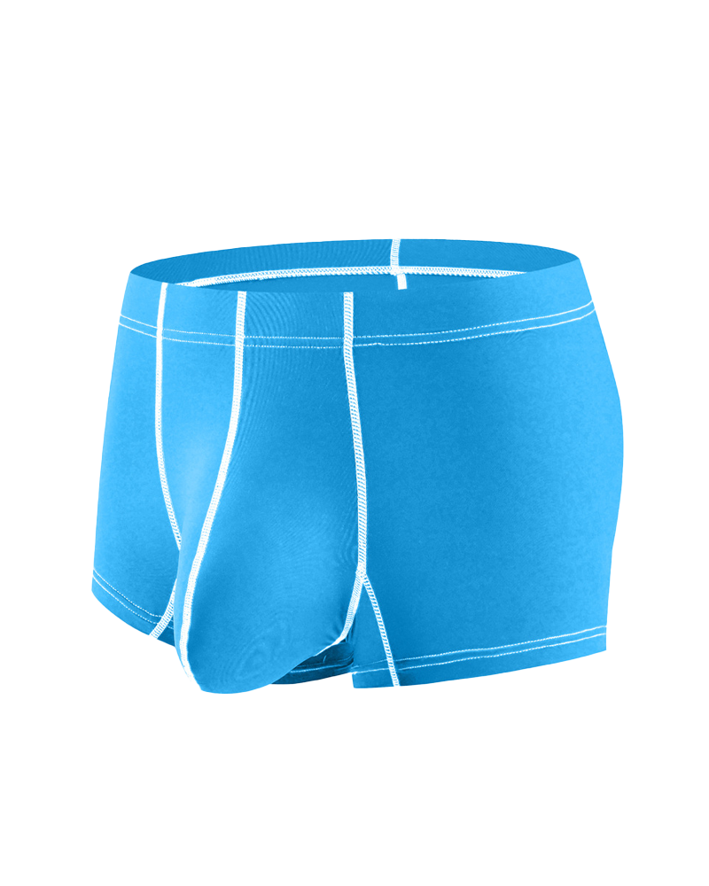 Men’s Ice Silk Comfortable Breathable Large Pouch Boxer Briefs