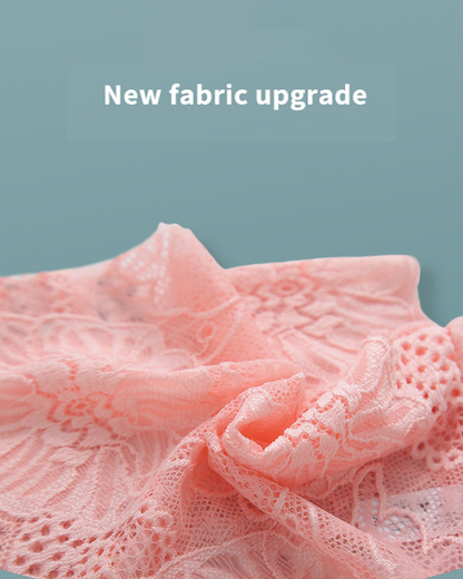 Sexy Low-Rise Lace Seamless Panties with Cotton Crotch