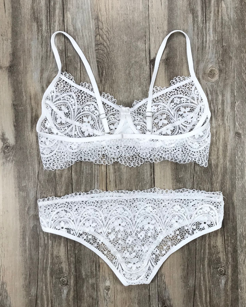 Sexy Lace Bralette Set