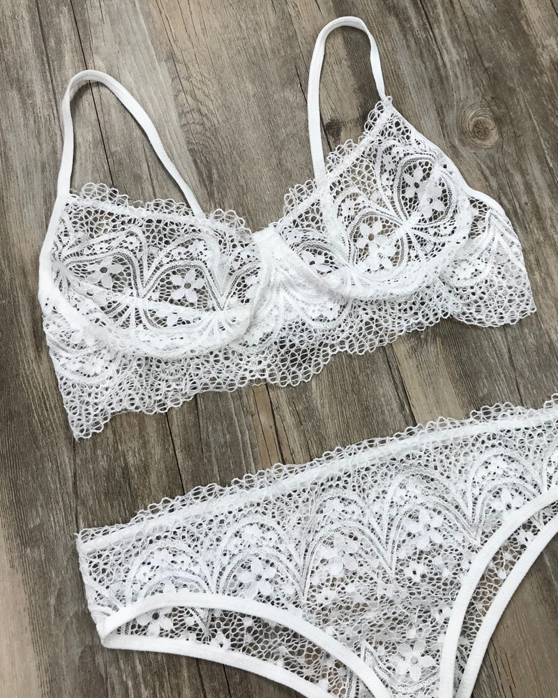 Sexy Lace Bralette Set