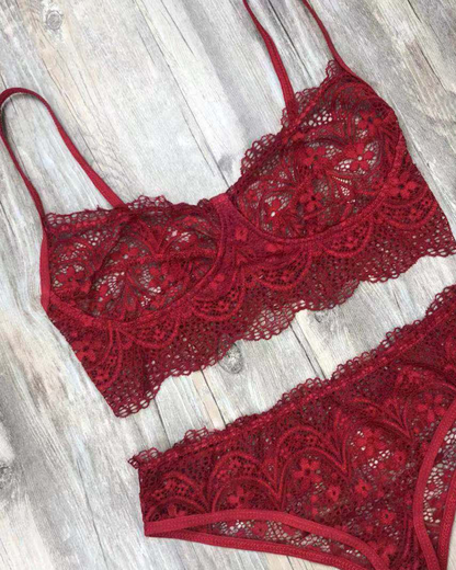 Sexy Lace Bralette Set