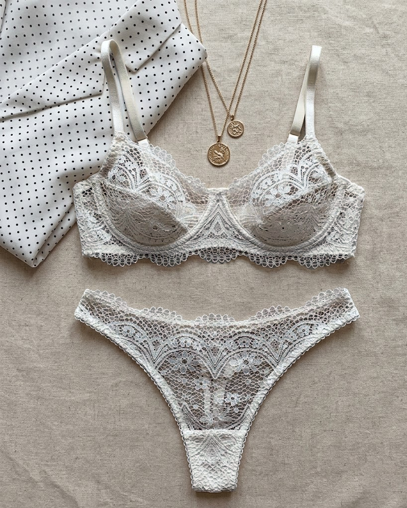Sexy Lace Bralette Set