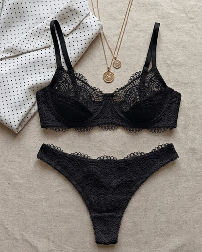 Sexy Lace Bralette Set