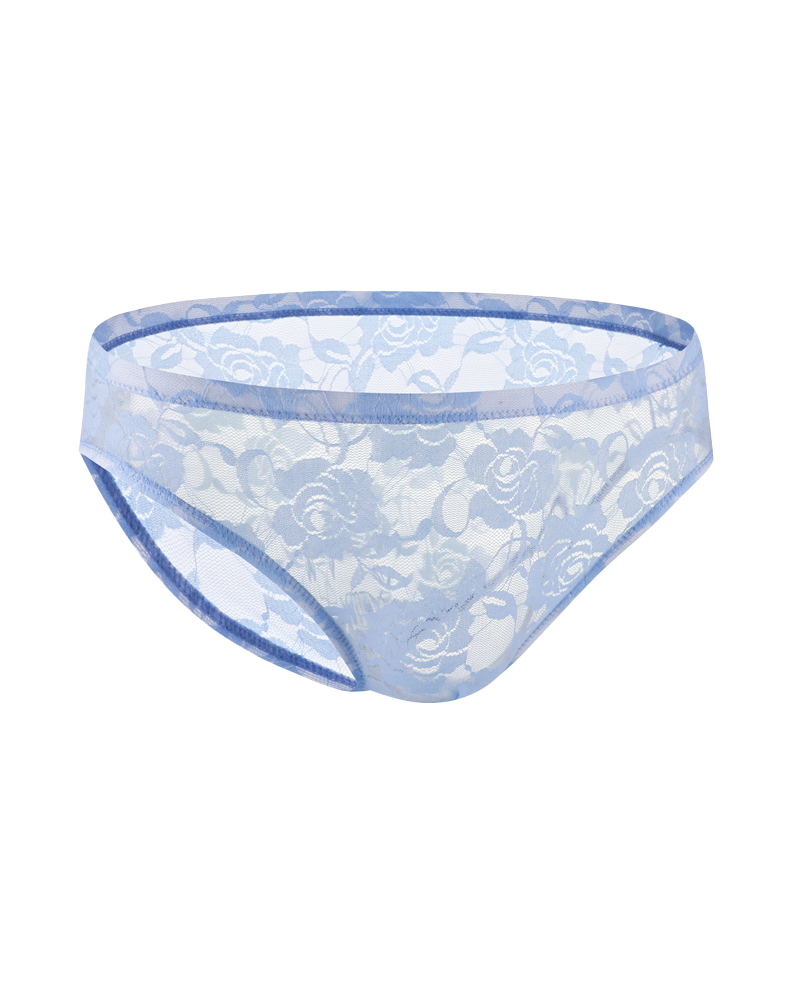 Men's Sexy Sheer Lace Briefs