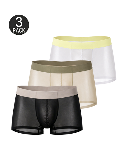 Men’s 20D Ultra-thin Ice Silk Quick-dry Boxer Briefs
