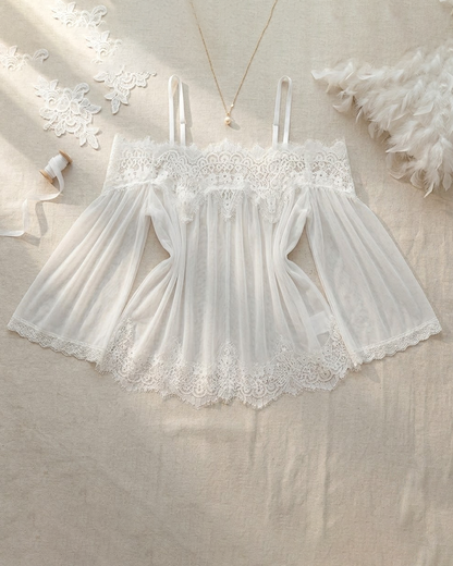 Sexy Sheer Lace Sleepwear