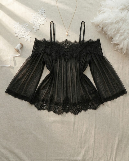 Sexy Sheer Lace Sleepwear