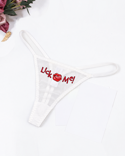 3-Pack Low-Rise String Thong Panties – Solid & Mixed Print Sets