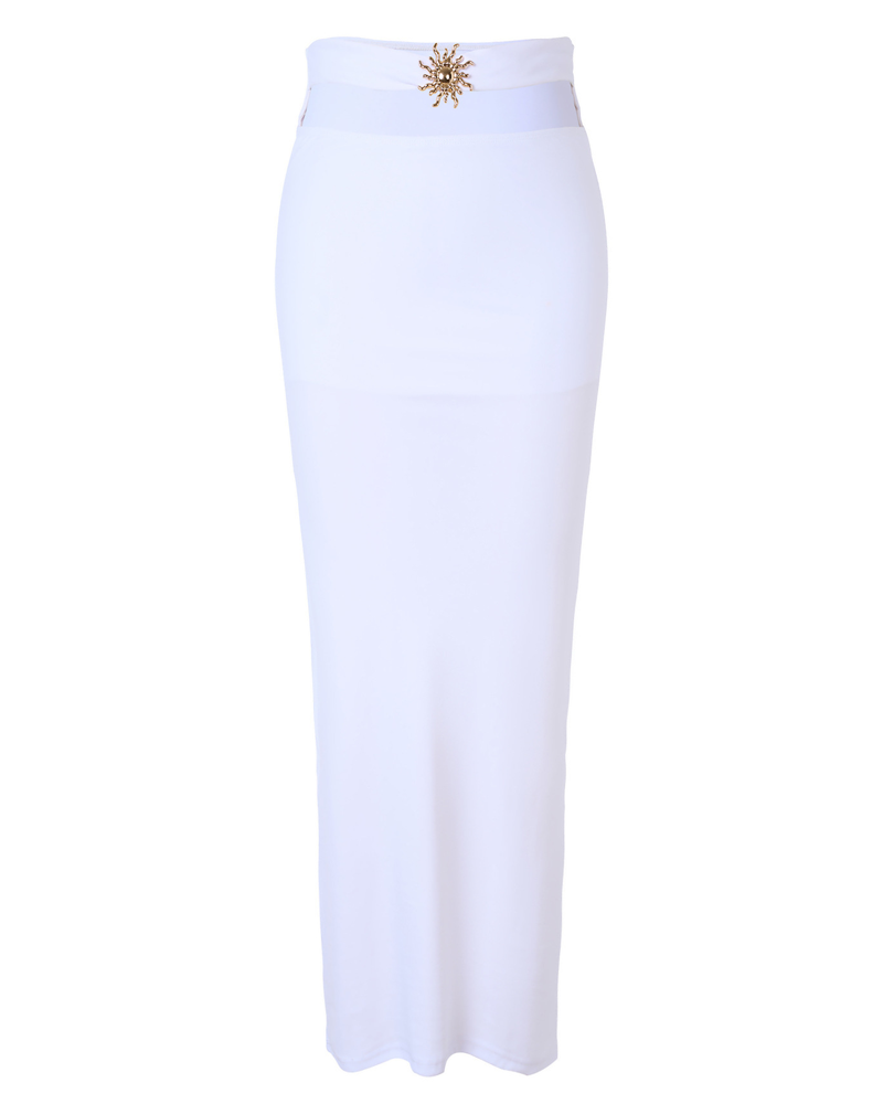 Beach Metallic Detail Sheer Mesh Cover-Up Maxi Dress Bikini Set