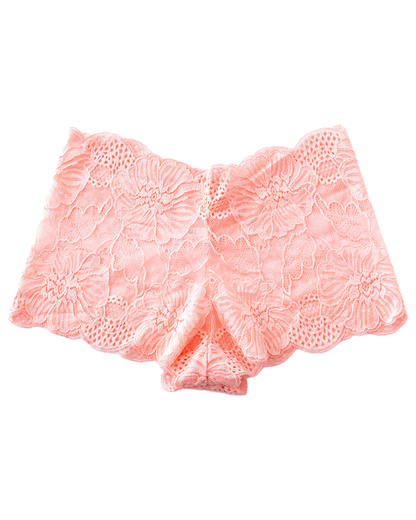 Sexy Low-Rise Lace Seamless Panties with Cotton Crotch