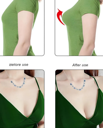 Women's Seamless Waterproof Soft Silicone Invisible Lifting and Push-up Breast Pads
