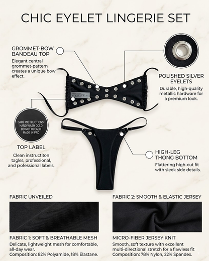 Sexy Mini Bandeau Backless Tie-Side Bikini
