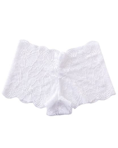 Sexy Low-Rise Lace Seamless Panties with Cotton Crotch