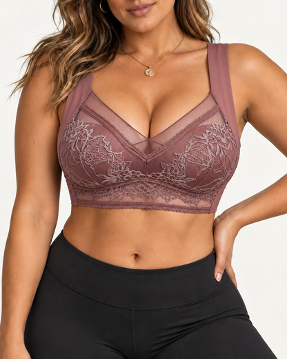 3-Pack Plus Size Seamless Comfort Lace Bras