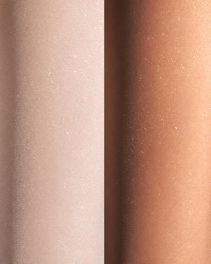 Two-Pairs Seamless Pearlescent Ultra-thin Shimmering Transparent Pantyhose