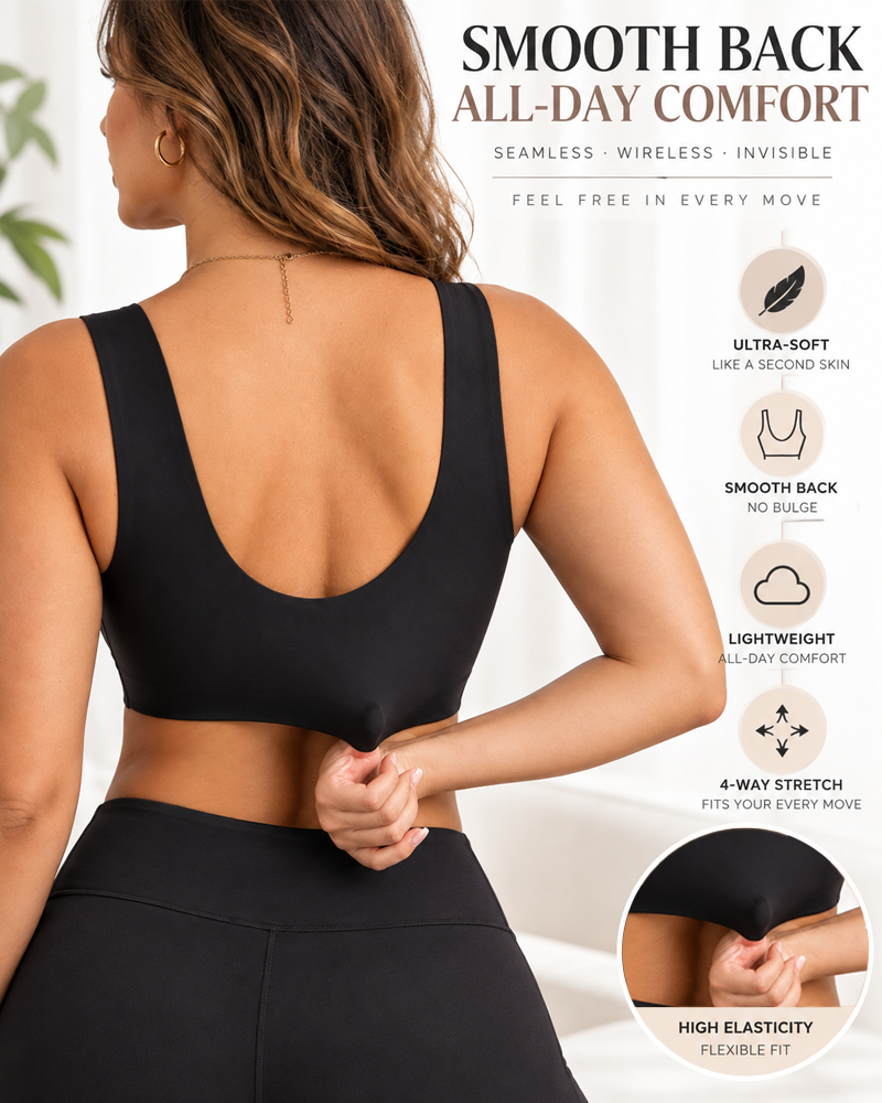3-Pack Plus Size Seamless Comfort Lace Bras