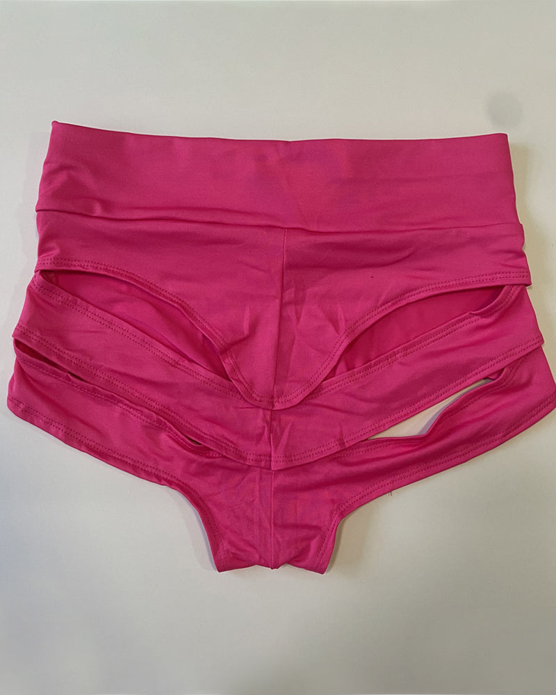 Sexy High-waisted Stretch Seamless Hollow Panties